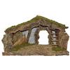 Euromarchi Presepe Natalizio Capanna Vuota, Stalla, Legno, 23 x 12,5 x 13 cm