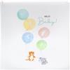 goldbuch 15 499 Album per bambini Hoch aus!, album dei ricordi con motivo a palloncini, 58 fogli bianchi con divisori in pergamena e 4 pagine illustrate, copertina in stampa artistica, circa 31 x 30