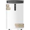 EVVO Clima Silent - Condizionatore portatile fino a 14000 BTU con pompa di calore, pinguino freddo e caldo, deumidificatore, modalità notte e funzione turbo, incluso kit finestra (P14)