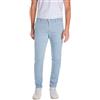 Replay Zeumar Hyperchino, Jeans da Uomo, Slim Fit, Colore X-Lite, 579 Sky Grey, 34W x 30L