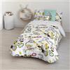 BL BELUM BELUM | Copripiumino Looney Tunes | Copripiumino modello Looney Tennis | Copripiumino con bottoni | Copripiumino 100% cotone | Copripiumino per letto da 105 (180 x 240 cm)