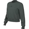 Nike Dri-Fit One FB5125-338 - Felpa Girocollo da Donna, Taglia XL, Colore: Verde Vintage