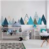 Ambiance Sticker - Adesivi giganti, motivo: montagne scandinave tEEA
