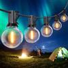 SUWIN Catena Luminosa Esterno, 45M Catena Lampadine LED Esterne, Giardino