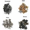 Trimming Shop 50pcs Ottone Borchie a Piramide Strumento a Mano Pelle Giacche Denim Craft Fai