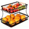 Romon Portafrutta, Alzatina Cesto Portaoggetti Carrello per Frutta d DHaL