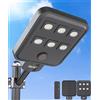 Does not apply X-8000W Lampione Solare Led Esterno, Lampada Commerciali Super Bright 6500K Con