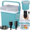 peme Frigorifero Portatile Frigo Campeggio Auto 12v Elettrico 230 v Silenzioso per Camper Freezer USB Congelatori Portatili Congelatore Barca Viaggio Refrigeratore Escursione 22,9 L - Essential