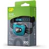 GP Discovery CH44 Torcia Frontale Sensore Movimento LED 300lm, Nero, IPX4