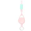 Fibbia Cintura Attacco Portachiavi Retrattile Corda Nylon Retrazione Liscia