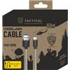 077856A Tactical Rope Cavo Corto Usb To Usb-c Kevlar 0.3 M Per Vivo Y02s Y33e 5g Y35