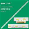 Sony KIT 2 BARRE TV SONY STO550AN5-51LED-L/R V550QWSE05 KD55X720E 51 LED 600mm