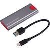 No M2 SSD Case M.2 un USB 3.1 Gen 2 10 Gbps NVMe SSD Enclosure per NVMe PCIE M7009