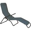 Metalfar SDRAIO/LETTINO BEACH BASCULANTE GIARDINO ACCIAIO TEXTILENE COMFORT METALFAR