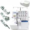 JUKI MO-114DN 100V Serger Overlock macchina da cucire 3 accessori DVD set