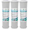 AquaHouse 3x AH CTO5 10 Carbon Block Filtro ad acqua per acqua potabile sistemi ad osmosi