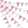 Not specified Bandiere triangolari morbide e resistenti 10 m/33 piedi striscione per feste ess