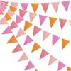 Not specified Bandiere triangolari morbide e resistenti 10 m/33 piedi striscione per feste ess