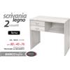 G SCRIVANIA SCRITTOIO SALVASPAZIO PORTA PC MODERNO CASA UFFICIO LEGNO 80*40*H76CM