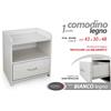 G COMODINO Moderno Cassettiera CAMERA DA LETTO UFFICIO SALOTTO BIANCO h48*43*30cm