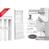 G SCARPIERA APPENDIABITI PARETINA SALVASPAZIO SLIM INGRESSO ANTE BIANCA H208*63*23