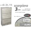 G SCARPIERA 3 ANTE SALVASPAZIO SLIM MOBILE PORTA SCARPE INGRESSO OLMO 115*63*24