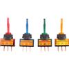 No 4PC 12V DC 20A LUCE ILLUMINATA INTERRUTTORE a LEVA di CONTROLLO AUTO BARCA 2262