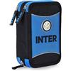Panini Astuccio Scuola Completo Inter Milano Completo 3 Zip Tre Cerniere Bimbo Ragazzo