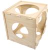 Palloncino pieghevole in legno Sizer Box Cube Strumento di misurazione delle