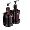 Pompa dispenser sapone da parete con supporto per shampoo balsamo gel