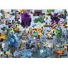 Ravensburger - Puzzle Minecraft Mosaic per Adulti e Ragazzi, 1000 Pezzi, Idea Re