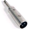 ICT Corriere Exp.- Adattatore da spina XLR CANNON maschio 3 poli a spina jack maschi