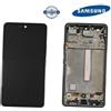 Samsung TOUCH SCHERMO ORIGINALE SERVICE PACK SAMSUNG A53 5G A536B NERO LCD DISPLAY FRAME