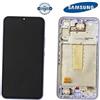 Samsung TOUCH SCHERMO SAMSUNG A34 A346B ORIGINALE SERVICE PACK LCD DISPLAY VIOLA FRAME