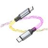 09E497A Hoco U112 Cavo Dati Usb-c Fast Charge 60w Led Per Motorola Moto G23 G34 5g G53