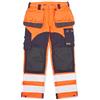 BLÅKLÄDER Blaklader 158915135389D112 - Pantaloni da lavoro per indurimento Multinorm, colore: Arancione/Blu marino, taglia D112