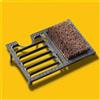 Zerbino in Ghisa Traforato Zerbino Decorativo Bronzeo Bronzo Scuro