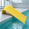 Scivolo Piscina Gonfiabile Giallo Tappeto Galleggiante Gonfiabile Scanalato