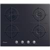 Candy CVG6B Piano Cottura da Incasso 59 cm Gas 4 Fornelli Nero