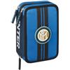 Franco Cosimo Panini Astuccio Scuola Ac Inter Panini Completo 3 Zip Tre Cerniere Triplo Ragazzo