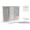 G VETRINA PENSILE PARETE BAGNO SALOTTO CHARM 2 ANTE MOBILE MOBILETTO 64*14*h52cm