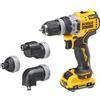 DEWALT DCD703L2T-QW avvitatore multitesta 12v 2 batterie 3 Ah 4 mandrini T-stak