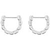 DoDo Orecchini Dodo Hoop Granelli DOC5004-GRANX-000AG Earrings Argento