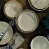 Hermia Concept Cinnamon - Set da cena (18 pezzi), 100% porcellana | Service Plates (6), piatti da dessert (6), piatti da dessert (6) | Lavastoviglie e Microwave Safe, design elegante
