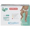 PureBorn 88 Mutandina taglia 4 (9-15 kg), Ultra assorbente, Ipoallergenico, Mutandina Dermatologicamente testato, Protezione completa, Mutandina di alta qualità naturali bambù