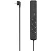 Hama Multipresa, 3 prese, USB-C/A 100W, PD, Interruttore, 1,4 m, Nero/Grigio