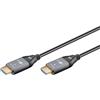 goobay Cavo ottico ibrido HDMI 40 metri - Cavo HDMI 2.1 Ultra High Speed con Ethernet, 8K/60Hz, tecnologia AOC per TV, monitor, PS5, Xbox, alta flessibilità, spina robusta, 76277