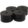 No Piedini di Supporto In 4 Pezzi Antivibranti In Alluminio 40X23mm Nero R4A98081