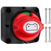 Bolatus Stacca Batteria 12V 24V 48V Staccabatteria On-Off, Interruttore di alimentazione principale Sezionatore batteria Master 200A per Camper Yacht Barca Camion Autobus Moto