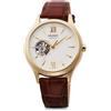 Oriente Orologio da donna automatico ORIENT RN-AG0728S cuore aperto cinturino in pelle